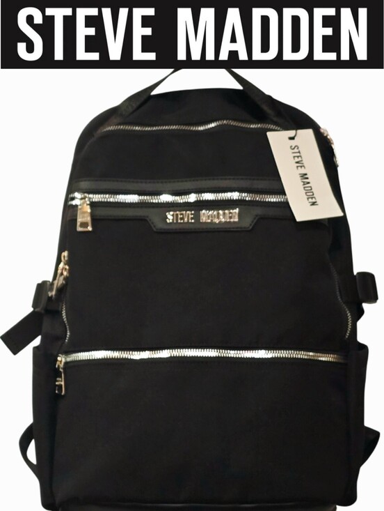 Steve Madden Handbags - Steve Madden BHarlan Utility Backpack- Black